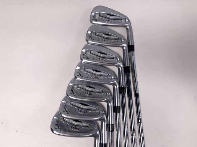 Ping S56 Iron Set 4-PW Green Dot 2* Up Cushin Regular Steel Mens RH