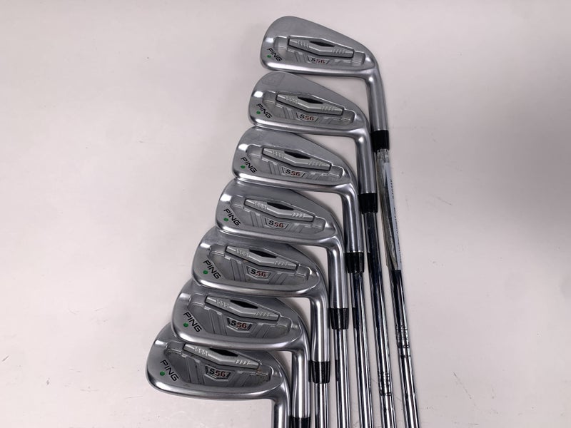 Ping S56 Iron Set 4-PW Green Dot 2* Up Cushin Regular Steel Mens RH