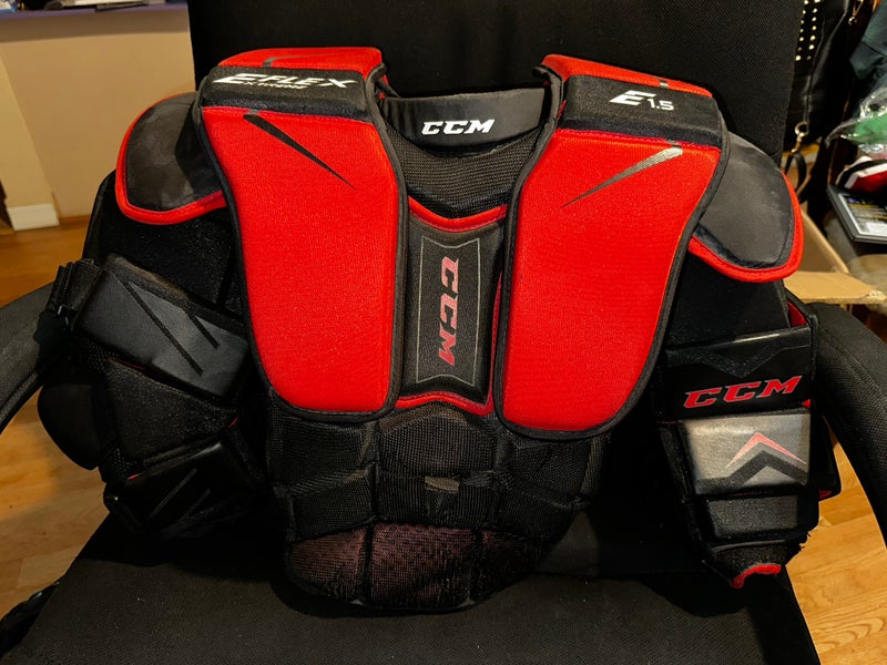 JR XL CCM EFlex E1.5 Goalie Chest Protector (Used)