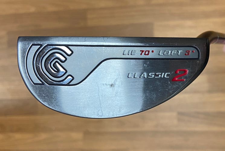Cleveland Classic 2 Mallet RH Putter New Lamkin Pistol Grip (New)