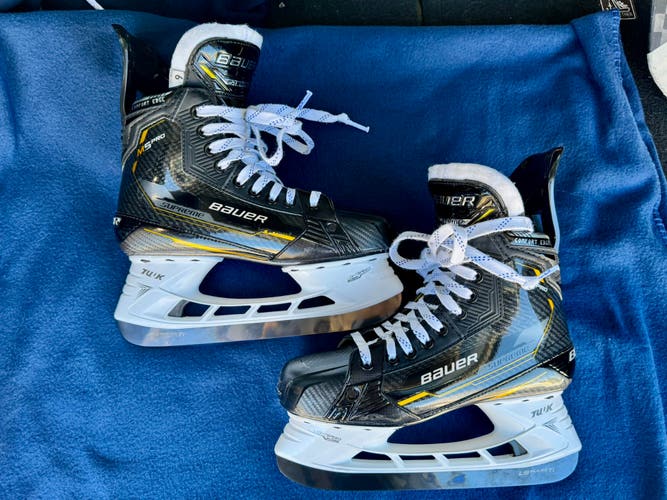 Bauer Supreme M5 Pro Hockey Skates size 6 Fit 1 Narrow with LS Pulse TI blades (Used)