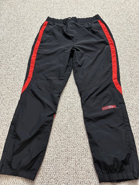 Black Medium Men's CCM Nylon Pants (Used) w/zipper legs
