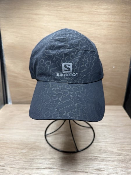 Salomon Lightweight  Running Hat Cap Adult OSFA Black 3M Reflective