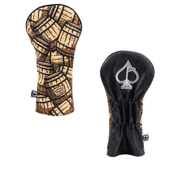 Bourbon Barrel - Driver Cover (Pins & Aces)