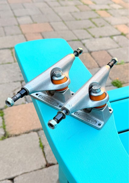 Vintage Stage 7 Independent 136 Skateboard Trucks 8" axles (Set of 2) USA Stamp