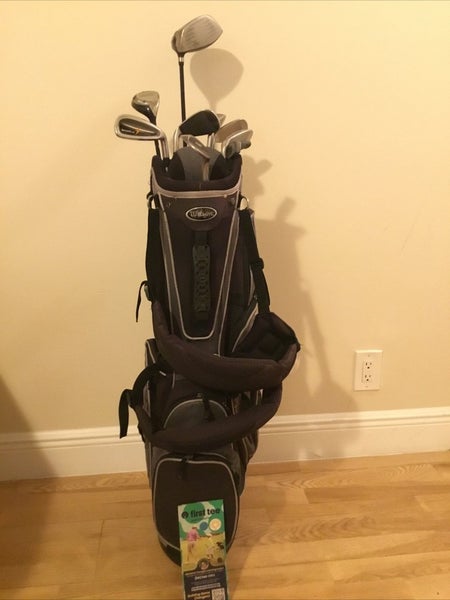 PowerBilt Grand Slam Set (D, 4H, 6-PW, LW, Putter) Regular Flex & Stand Bag READ