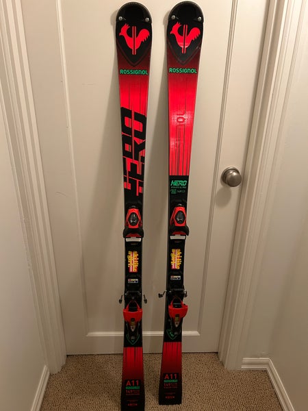 Rossignol Hero Athlete SL Pro 149cm Skis With Look SPX 10 Bindings (Used)