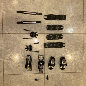 NEW SALOMON S 711 POWERAXE SKI BINDINGS 78MM BRAKES