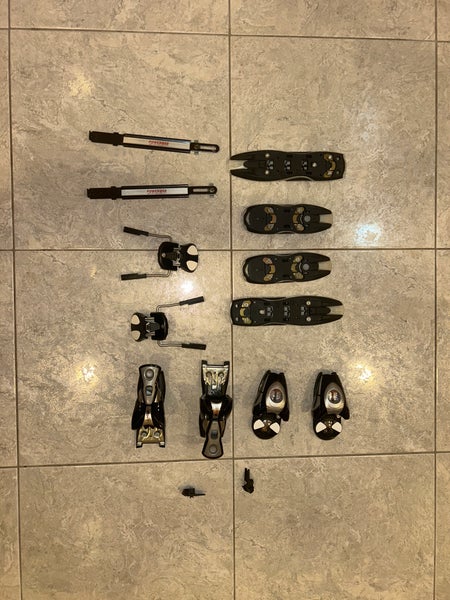 NEW SALOMON S 711 POWERAXE SKI BINDINGS 78MM BRAKES