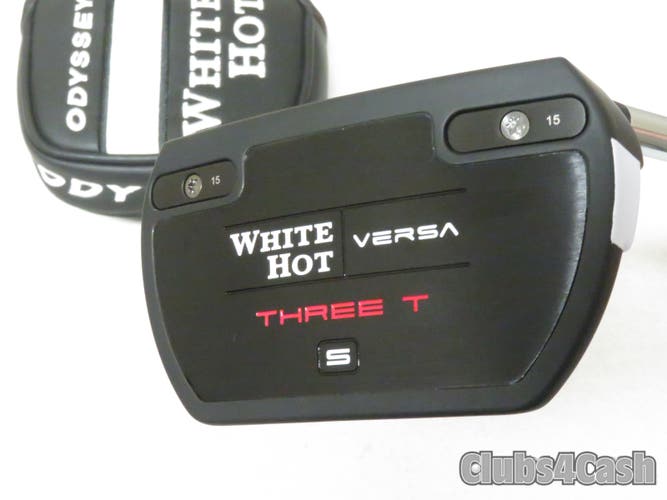 Odyssey White Hot Versa Three T s Putter Stroke Lab 33" +Cover  ... MINT