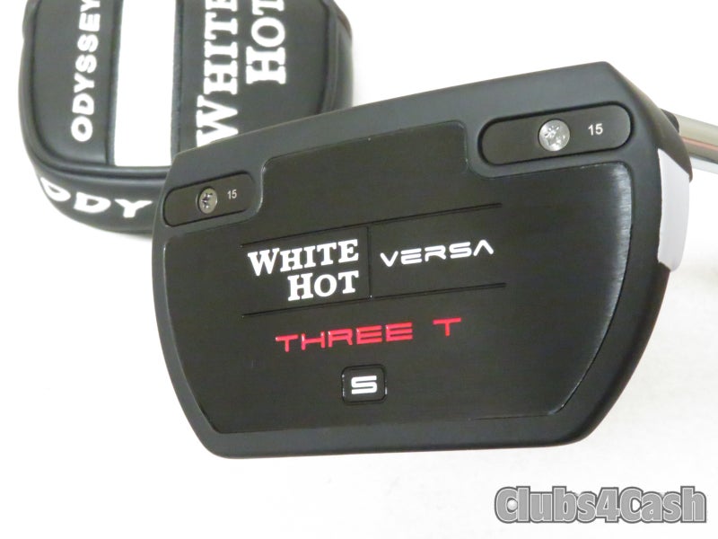 Odyssey White Hot Versa Three T s Putter Stroke Lab 33" +Cover  ... MINT