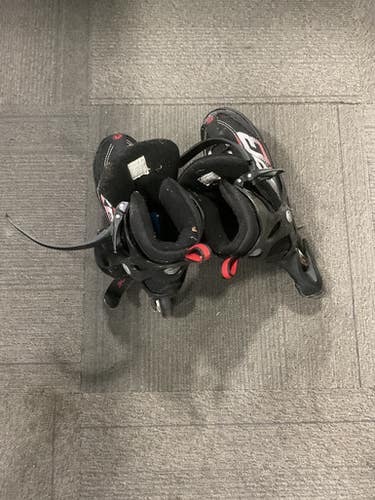 Used Rollerblade SPITFIRE Senior Rec Fitness Skates Black Adjustable 11614-S000224663