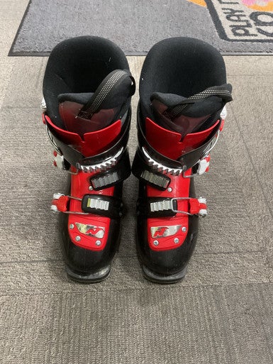 Used Nordica TEAM 3 FIRE ARROW Boys DH Ski Boot Black 225 MP - J04.5 - W5.5 11614-S000224622