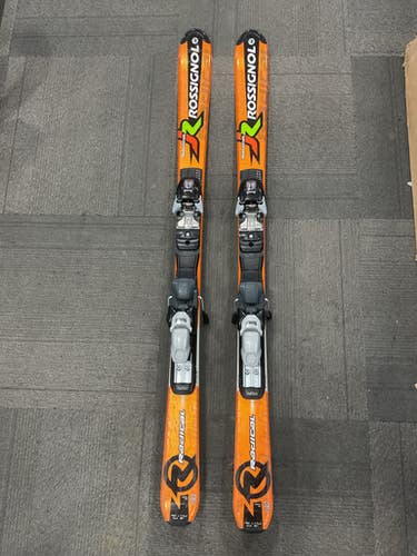 Used Rossignol RADICAL JR Boys DH Ski/Binding Orange 130 cm 11614-S000224621