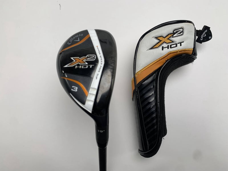 Callaway X2 Hot 3 Hybrid 19* X2 Hot 60g Regular Graphite Mens RH HC Midsize Grip