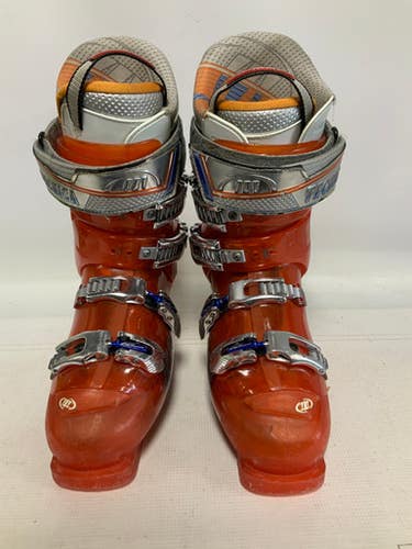 Used Tecnica DIABLO RACE 130 Mens DH Ski Boot Orange 285 MP - M10.5 - W11.5 11823-S000035696