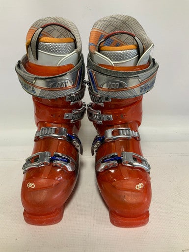 Used Tecnica DIABLO RACE 130 Mens DH Ski Boot Orange 285 MP - M10.5 - W11.5 11823-S000035696