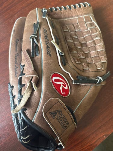 Rawlings Renegade LH Baseball/softball Glove 14" (Used)