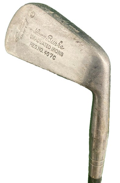 Long Burke Graduated Irons 407C Mashie 4 Iron RH Vintage No Sting Ladies Shaft