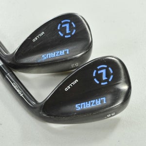 Lazrus Milled Black 52*, 56* Wedge Set Right Stiff Flex Steel # 205465