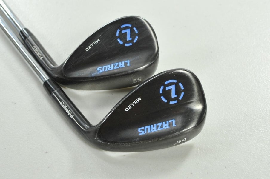 Lazrus Milled Black 52*, 56* Wedge Set Right Stiff Flex Steel # 205465
