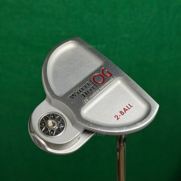 Odyssey White Hot OG 2-Ball 41" DB Putter W/ Stroke Lab, JumboMax & HC