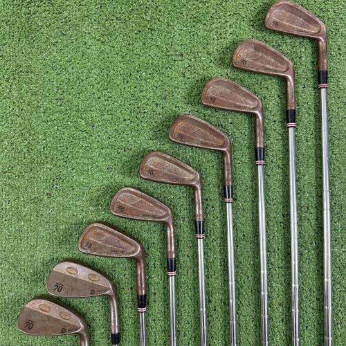 Sub 70 639 CB Raw Forged Iron Set 4-PW 48 52 Wedges KBS Tour Steel Regular Flex