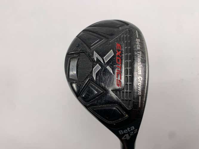 Tour Edge XCG7 4 Hybrid 22* Matric Ozik Red Tie Regular Graphite Mens RH