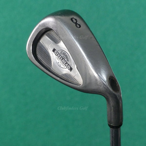 Callaway Steelhead X-14 Pro Series Single 8 Iron True Temper Stepped Steel Stiff