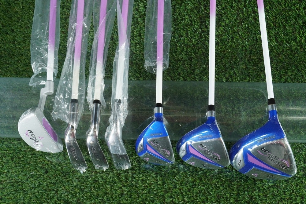 PARAGON RISING STAR GIRLS GOLF SET 9pc. JUNIOR LH BAG ~ KIDS 51