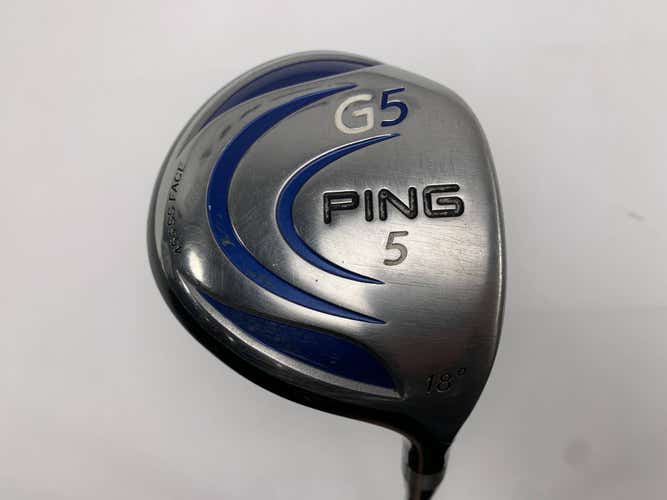 Ping G5 5 Fairway Wood 18* TFC 100F Senior Graphite Mens RH