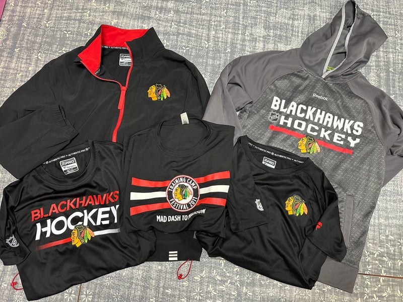Blackhawks bundle - t shirts, rink jacket, hoodie