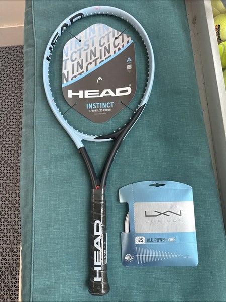 Head  Auxetic Instinct Team L.  Grip  4 1/4  w/free ALU VIBE retail $180 + $25