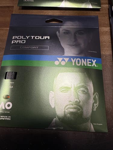Lot Of 6 New Sets Of Yonex Poly Tour Pro Graphite Color. 1.25mm 16L