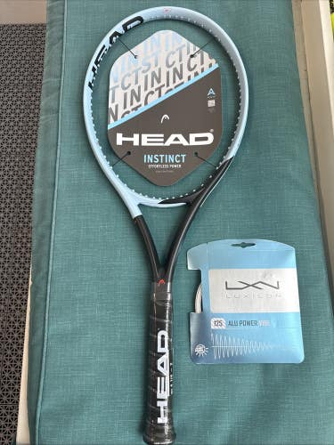 Head 2025 Auxetic Instinct MP Tennis Racquet - Unstrung - 4 1/4  Grip