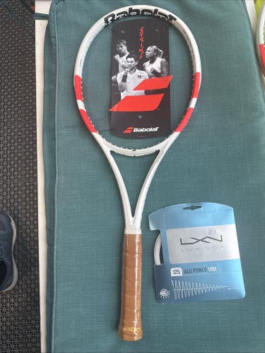 Babolat Pure Strike 97 2024 10.9oz  4 1/4" w/set Of Alu Vibe Retail $279+$25