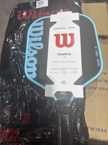 2 PADDLES NEW 2024 Wilson Tempo 16 Pickleball Paddle PRICE DROP