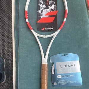 Babolat Pure Strike 97 2024 10.9oz  4 3/8 w/set Of Alu Vibe Retail $279+$25