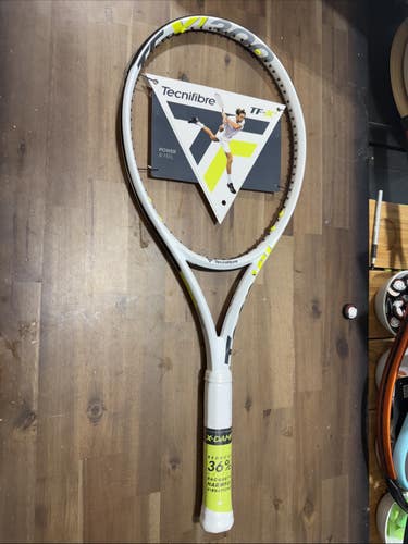 Brand new Tecnifibre TF-X1 300 Grip Size 4 3/8”