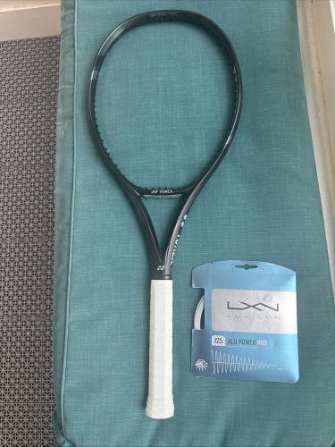 New Yonex EZONE 100L 285g 4 1/4 Aqua Night Black (7th Gen) With Set ALU VIBE