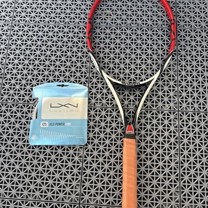 Wilson Six One 95 BLX Tennis Racquet With Set Of Alu Vibe. 4 3/8 Very Good Cond.