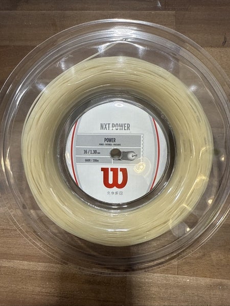 New Wilson NXT Power 16g Tennis String Reel 200M Multifilament