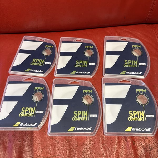 New 6 Sets Of Babolat RPM Soft 1.30mm 16g Spin Comfort