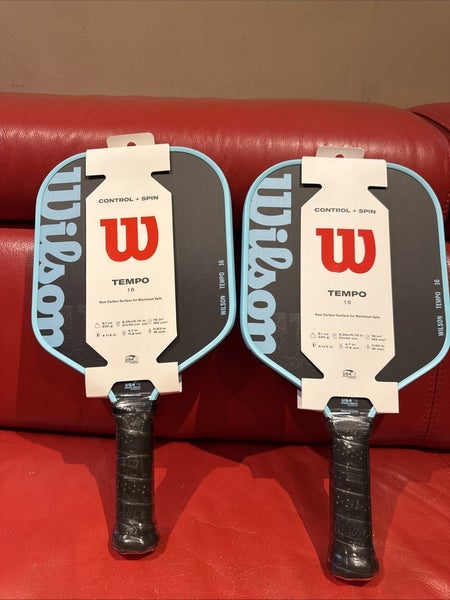 Set Of 2.  Brand New!!! Wilson Tempo 16 Pickleball Paddles. List Price $300