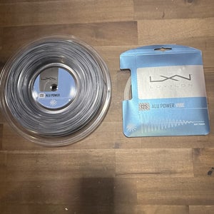New Reel Luxilon Alu Power 120 200m. and Set of Luxilon Alu Power Vibe 125