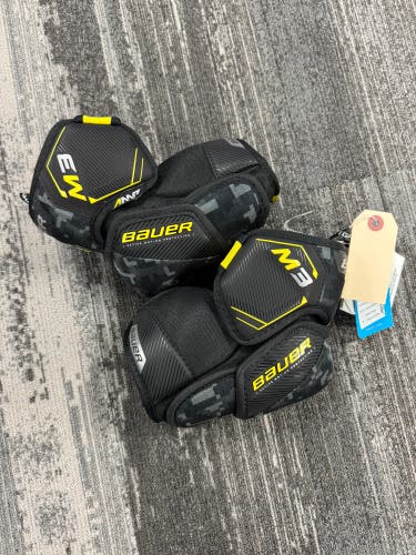 Junior Small Bauer Supreme M3 Elbow Pads (New)