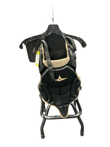 Used All Star BLK CHEST PROTECTOR Catchers Chest Protector Black Junior 11834-S000042635