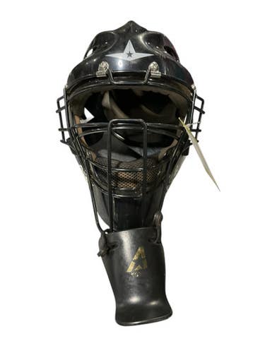 Used All Star BLK CATCHERS HELMET Catchers Helmet w/Mask Black One Size 11834-S000042633