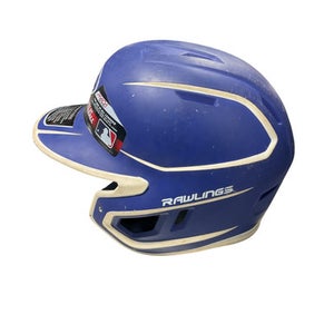 Used Rawlings MACH Batting Helmet No Mask Royal Blue One Size 11834-S000042614