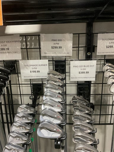 Used Ping S55 Mens Iron Set RH 4I-PW 11834-S000042607